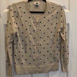 Old Navy polka dot cardigan